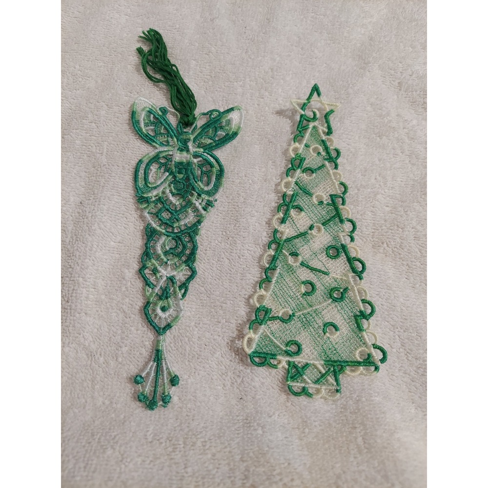 Handmade Crochet Christmas Tree Ornament & Angel‎ Tassel Decoration